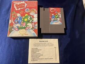 Bubble Bobble Nintendo NES CIB Complete w/ Manual