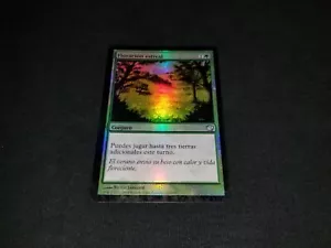 MTG 1x 9th Edition green uncommon HP Spanish FOIL Summer Bloom - ships w/ track - Picture 1 of 2