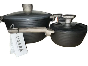 Utensilios de cocina de aluminio fundido a presión finos LA Sera 6 qt y 1,5 qt LEER - Imagen 1 de 10