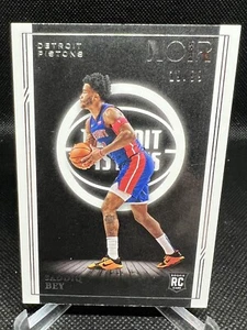2020-21 Panini Noir Icon Edition /99 Saddiq Bey #192 Rookie RC Pistons - Picture 1 of 2
