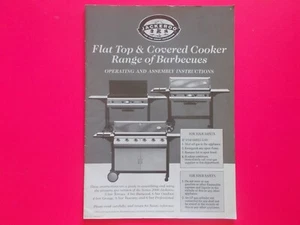 JACKEROO FLAT TOP & COVERED COOKER RANGE OPERATING & ASSEMBLY INSTRUCTIONS - BBQ - Picture 1 of 4