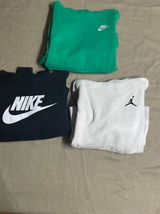Nike & Jordan Pullover Hoodie Sweatshirts lot of 3 Youth Large and XL - Picture 1 of 22