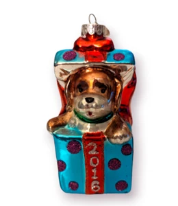 Celebrazioni di Radko Cucciolo Confezione Regalo Vetro Decorazione Natalizia 2016 - Foto 1 di 13