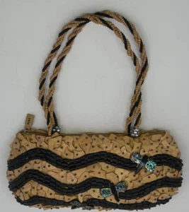 PELE Purse Handbag Bead Shell Embellishments Handmade in New Zealand - Picture 1 of 23