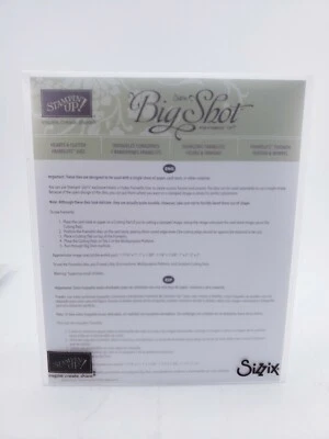 Sizzix Framelits Hearts A Flutter (130159) Dies for Stampin Up Big Shot Banners - Image 1 of 4