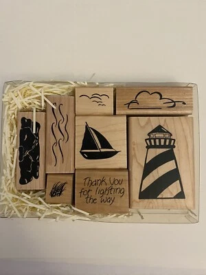 Estampillas de goma montadas en madera CTMH S479 Lighting The Way RS5 Foto 1 de 4