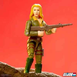 G.I. Figura Super 7 Joe O-Ring ReAction Plus Cubierta Chica Rubia Versión Dibujos Animados - Imagen 1 de 4
