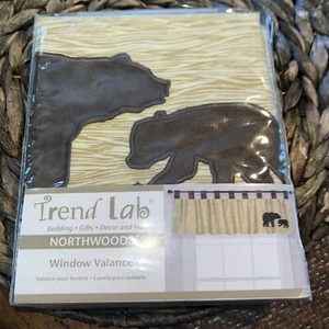 NUEVO Trend Lab Northwoods Bear 56x15 Cenefa Ventana Encantadora, Divertida, Linda - Imagen 1 de 8