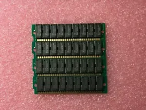 4x 4MB 30-Pin 9-chip 60ns Parity FPM Memory SIMM Apple RAM Macintosh II Lot - Picture 1 of 1