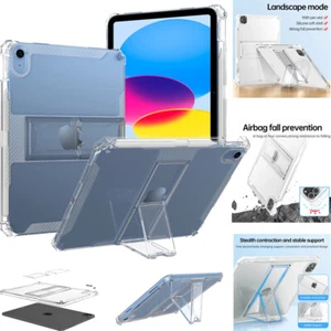 Funda Carcasa Soporte Transparente para iPad 5/6º 7º 8º 9º 10º 11ª Generación Modelo A16 - Imagen 1 de 35