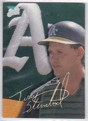 M) 1993 Leaf Studio MLB Baseball Trading Card - Terry Steinbach #57 - Image 1 of 2