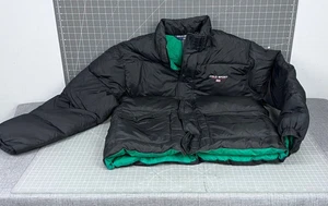 Vintage Polo Sport Ralph Lauren Puffer Down Jacket Black/Green Mens XL - Picture 1 of 12