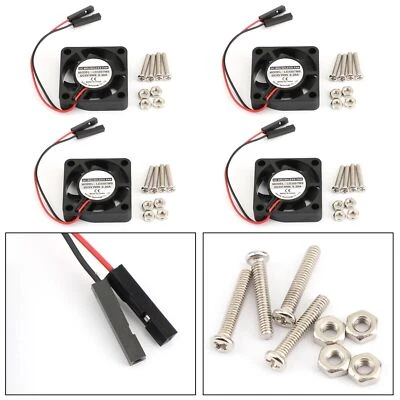 4x Lüfter Ventilator 2 Stifte 30x30x7MM 3007 DC 5V für Raspberry Pi 4B/3B+/2B - Bild 1 von 4