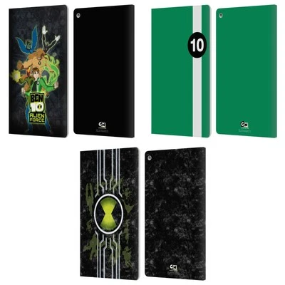 OFFICIAL BEN 10: ALIEN FORCE GRAPHICS LEATHER BOOK WALLET CASE FOR AMAZON FIRE - Image 1 of 4