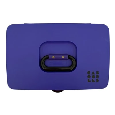 Estuche de joyería vintage Caboodles # 2420 púrpura maquillaje cosmético organizador almacenamiento Foto 1 de 4