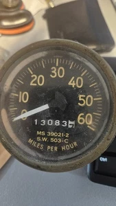 Military Speedometer MS39021-2 SW503-C Fits M151 M38A1 M37 M35 M939 5-Ton - Picture 1 of 5