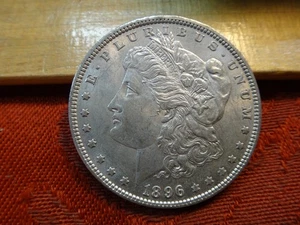 Dólar de plata Morgan de Estados Unidos 1896 $1 - sin precio base - envío y devolución gratuitos EE. UU. - Imagen 1 de 3