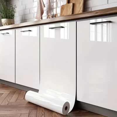 PVC Pearl Film Waterproof Wallpaper Room DIY Self-Adhesive Wardrobe  - image 1 of 4