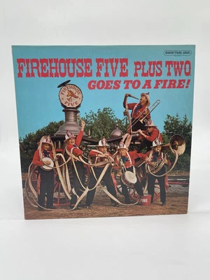 FIREHOUSE FIVE PLUS TWO GOES TO A  FIRE VG+ LP VINYL RECORD GOODTIME JAZZ Foto 1 de 4