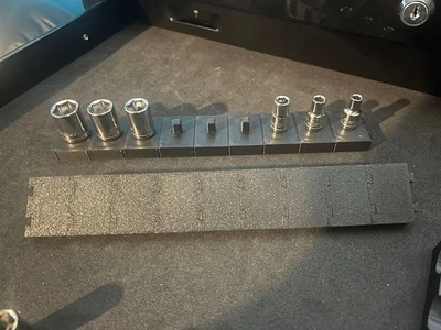 1/4" Socket Organizers, modular socket holder, 50 PACK - Image 1 of 4