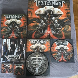 Testament - SIGNED CD + Box Set "Brotherhood of the Snake" - Poster, Vinyl,Photo - Picture 1 of 10