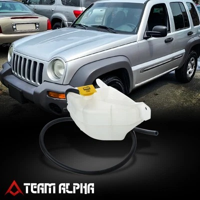 Compatível com 2002-2005 Jeep Liberty 2.4L líquido refrigerante transbordamento reservatório garrafa tanque com tampa - Imagem 1 de 4