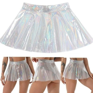Women Mini Skirt Skirts High Waist See Through Skirts Clubwear Brand New - Picture 1 of 13
