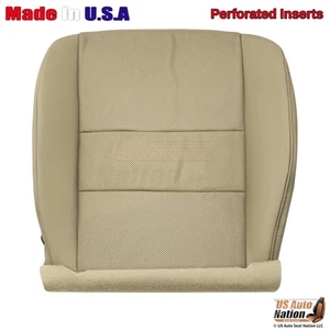 2009-2014 For Acura TSX Leather Front Driver Bottom Replacement Seat Cover Tan - Picture 1 of 5
