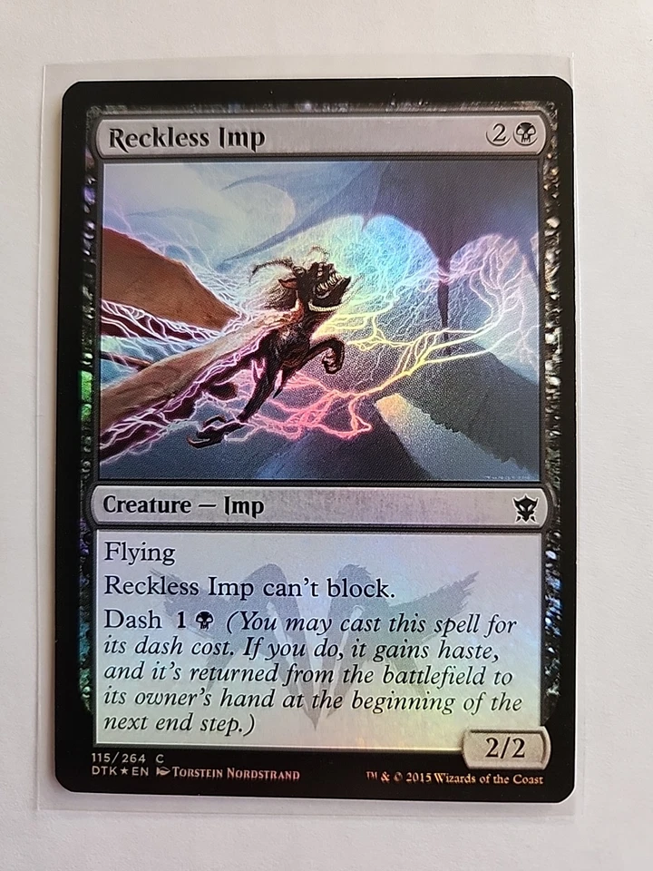 Reckless Imp (Foil) - Dragons of Tarkir - LP - MTG Magic - Common - Creature - Image 1 of 1