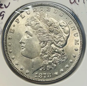 1878 7TF Rev of 79 Morgan Silver $1 Dollar Coin - Picture 1 of 4