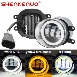 New Upgrade Front Bumper Clear LED Fog Lights For HONDA PILOT 2012-2015 - Picture 1 of 11