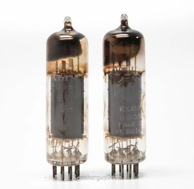 2X - Tubos Mullard Blackburn 6BQ5 EL84 / RX1 / D Getter -- KT1 Foto 1 de 4