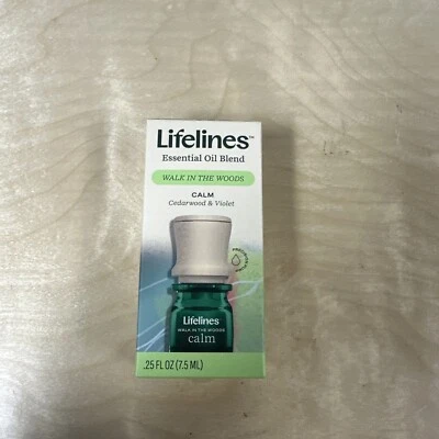 Lifelines Essential Oil Blend CALM Walk In The Woods .25 oz New - Image 1 of 4
