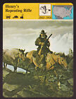 Benjamin Henry's Repeating Rifle Firearm History 1980 Story Of America Card 7310
