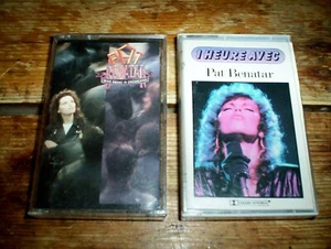 PAT BENATAR ( 2 ) CASSETTE lot: WIDE AWAKE IN DREAMLAND / GREATEST HITS vg+ - Picture 1 of 1