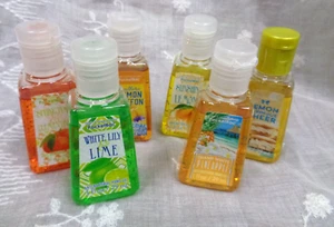 Lot/6 BATH & BODY WORKS Pocketbac Anti-Bacterial Hand Gel LEMON MERINGUE Various - Picture 1 of 6