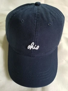 State of Mine Men's Ohio State Script Adjustable Hat in Navy - NWT - Picture 1 of 6