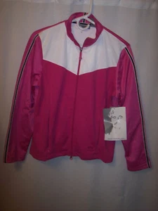 OLEG CASSINI LADIES SPORT ATHLETIC/WORK OUT ZIP UP JACKET~ SIZE L~NWT - Picture 1 of 9