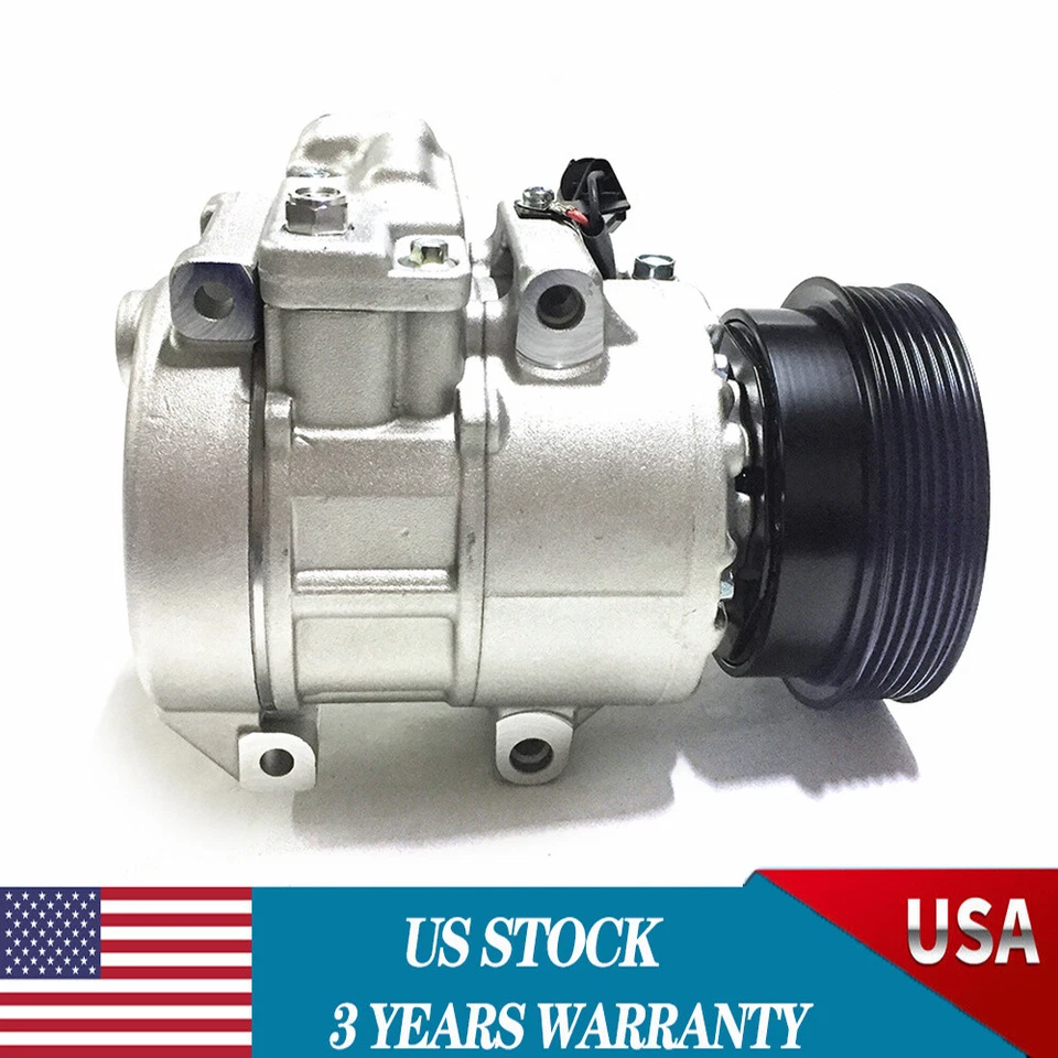Fits 2007 2008 Kia Rondo EX LX Wagon 2.7L AC Compressor with Clutch 97701-1D200 Foto 1 de 4