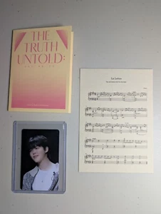 2024 BTS JIMIN The Truth Untold LA Official Photocard + Sheet Music - Picture 1 of 1