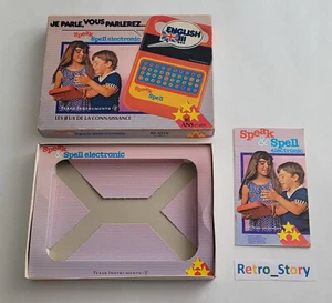 ⚠️BOITE & NOTICE ⚠️- Speak & Spell Electronic - Texas Instruments - 1989 - Picture 1 of 11