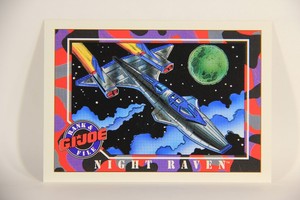 GI Joe 1991 Impel Trading Card #14 Night Raven ENG L012235