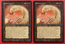 2 TAKKLEMAGGOT ~mtg PLAYED Legends Unc x2 Vintage English