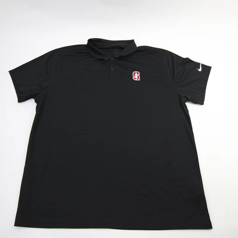 Stanford Cardinal Nike Dri-Fit Polo Men's Black Used Cover