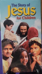 Story of Jesus for Children (VHS, 2000, Tapeworm Studios) Brandon Gilberstadt, R - Picture 1 of 3