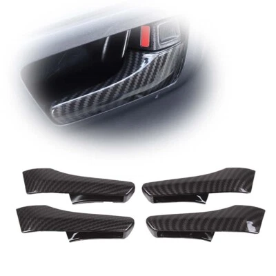 4PCS Carbon Fiber ABS Inner Door Handle Cover Trim For for Toyota Hilux 2015-23 - image 1 of 4