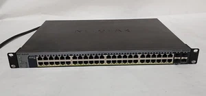 Netgear ProSafe GS752TP V1H1 ~ 48-Port Gigabit Managed PoE Switch with 4 SFP - Picture 1 of 12