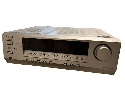 Onkyo TX-SR304 AV Receiver Amplifier Tuner Stereo Dolby Digital Inc 5 Speakers. - Image 1 of 4