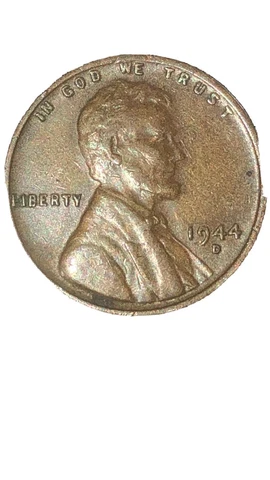 1944 D Penny L Error Cover