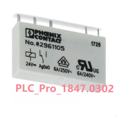 1PC NEW Phoenix Contact NO.2961105 Power Relay 6A 250VAC 24VDC 5 Pins  Fast Ship - Image 1 of 3
